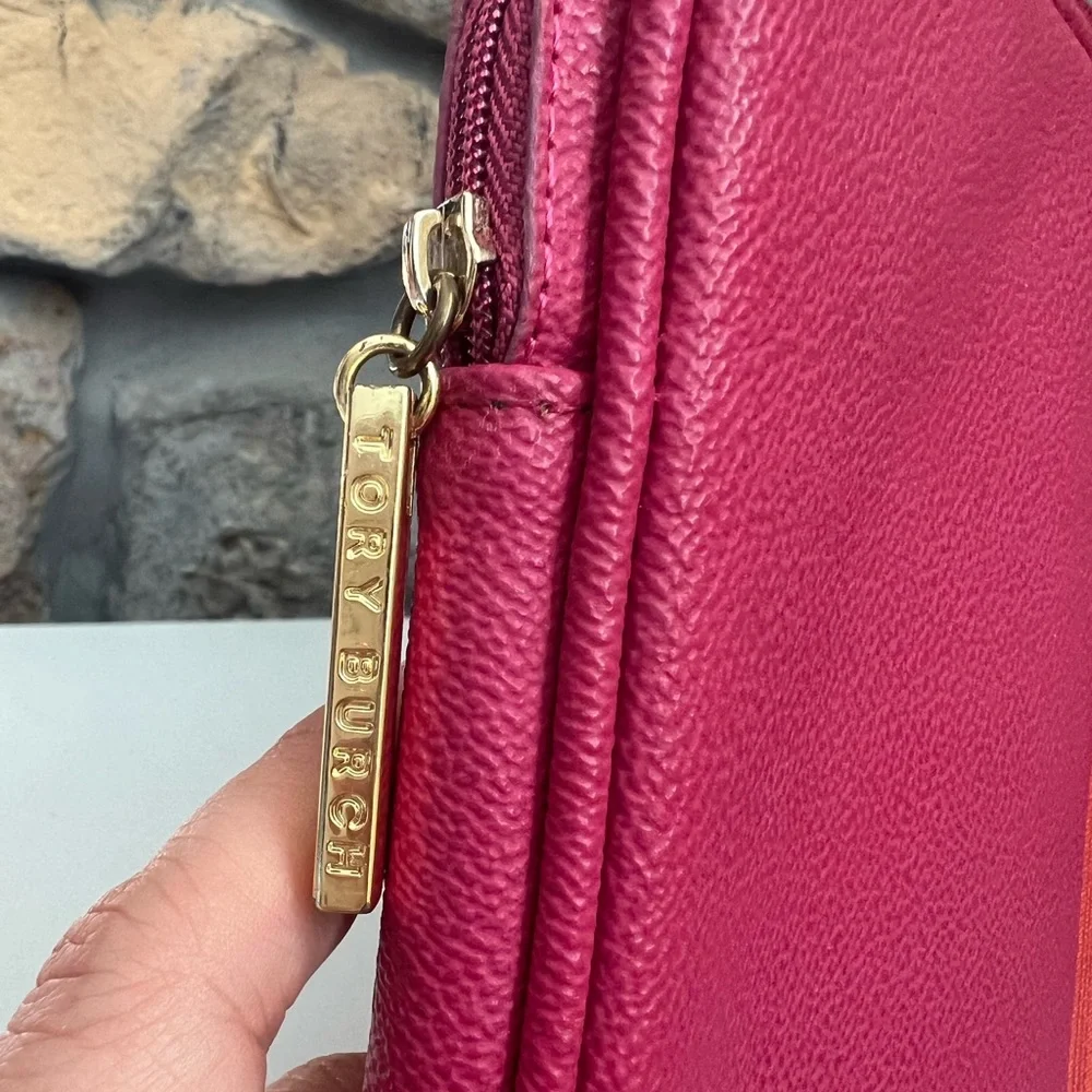 Tory Burch Leather Ipad Kindle Tablet Case Pouch